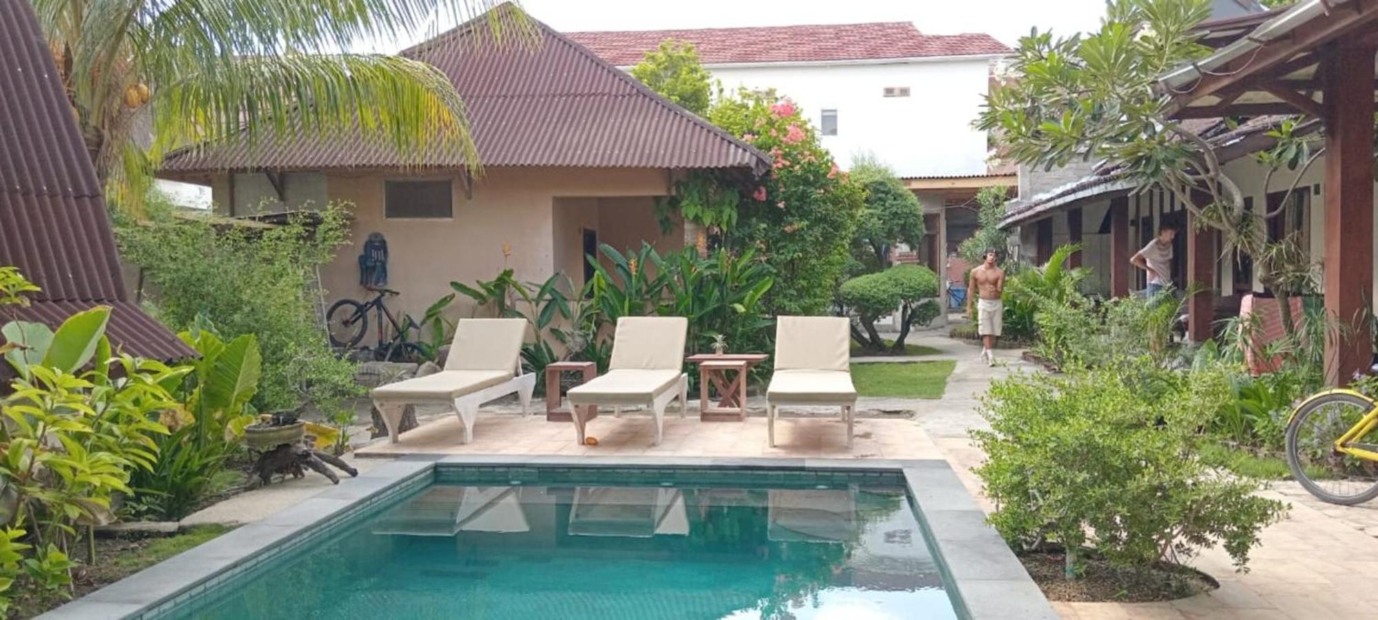 D'Gilian Bungalow Gili Trawangan Exterior foto
