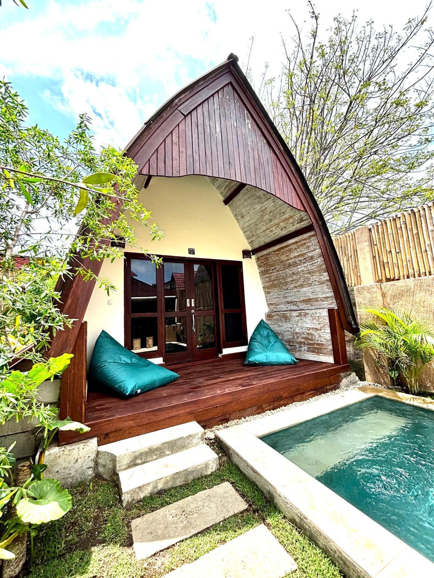 D'Gilian Bungalow Gili Trawangan Exterior foto