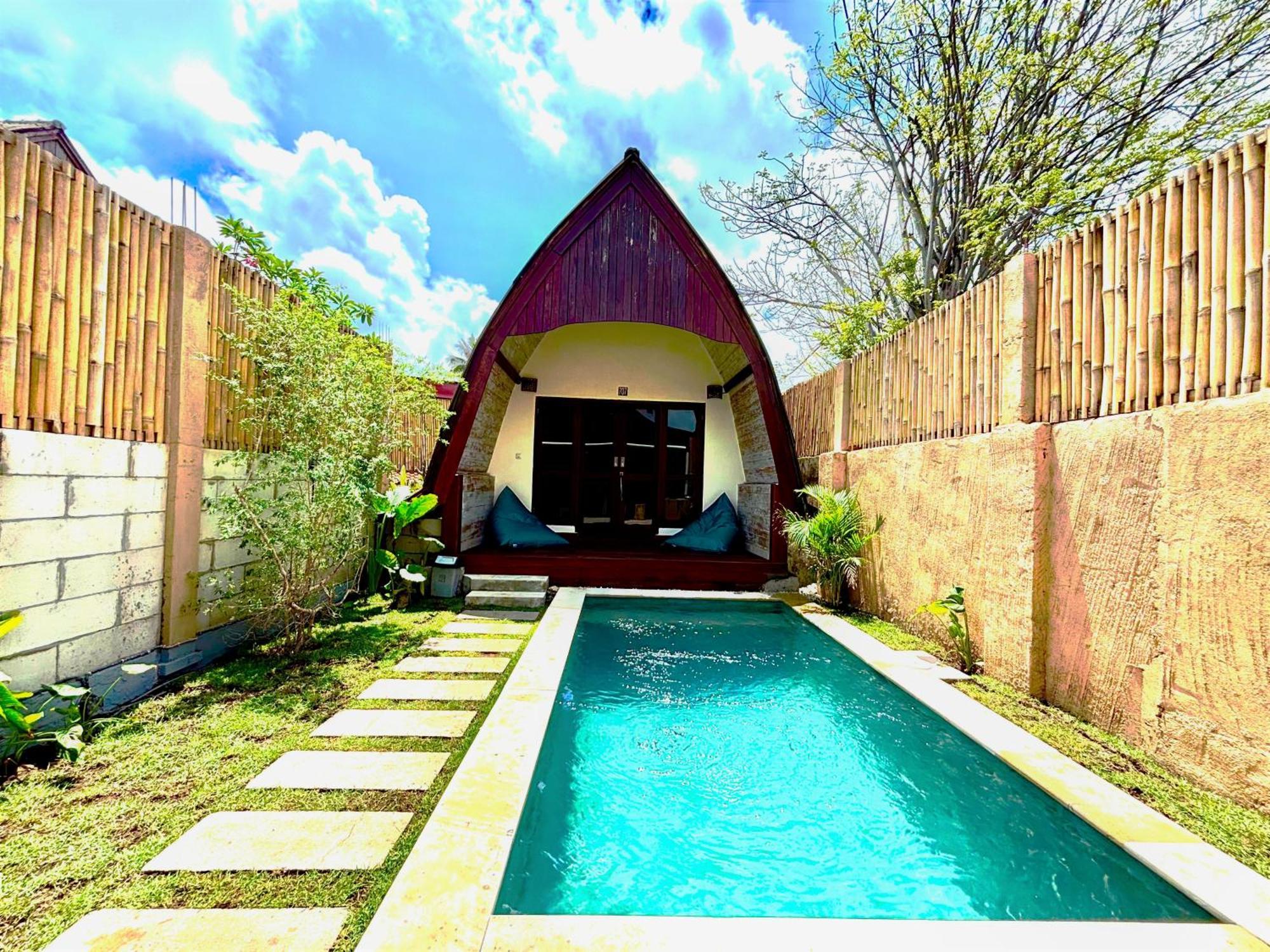 D'Gilian Bungalow Gili Trawangan Exterior foto